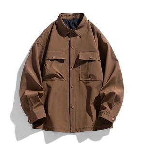 เสื้อโค้ทคู่แขนยาวสำหรับผู้หญิง, แจ็คเก็ตลำลองกันน้ำทรงหลวมเสื้อมอเตอร์ไซต์ฤดูใบไม้ร่วง - Product Image 2