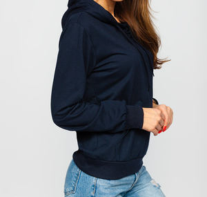 Sweats à capuche d'hiver anti-boulochage avec logo personnalisé, surdimensionnés, anti-rides, respirants, en polaire, pour femmes - Product Image 5