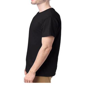 Camiseta de manga corta de algodón 100% para hombre Camiseta estampada holgada con logotipo personalizado para hombre - Product Image 3