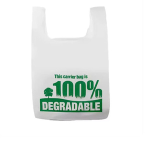 Camiseta biodegradable de alta calidad 100%, bolsa de plástico, materiales ecológicos y reciclados, precio competitivo para supermercados - Product Image 2