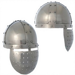 Casque Viking Fait Main en Acier Carbone 1095 avec Doublure en Cuir pour la Défense par le Fabricant - Product Image 4