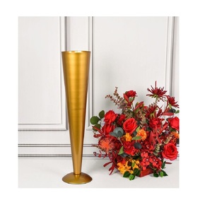 Vase de table en verre pour la maison ou le bureau Pièce décorative contemporaine, élégante, moderne et polyvalente pour mur de sol - Product Image 2