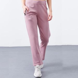 Pantalones de Yoga de Forro Polar Grueso, Nuevos Pantalones Deportivos Holgados de Pierna Recta para Otoño-Invierno, Pantalones Deportivos Cálidos con Cordón Ajustable, Joggers - Product Image 3