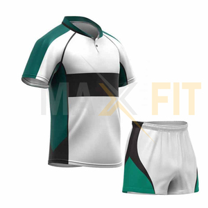 MAXFIT ENTERPRISES ชุดกีฬารักบี้แบบสั่งตัดได้ ไซส์พลัส ระบายอากาศได้ดี ผลิตจากโพลีเอสเตอร์ 100% ชุดฟุตบอล ดีไซน์สวย ราคาดี - Product Image 4