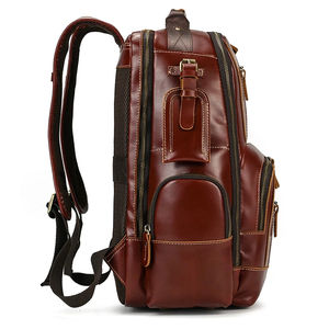 Sac à dos personnalisé pour ordinateur portable de grande capacité en polyester imperméable pour hommes Sac de voyage décontracté pour étudiants - Product Image 5