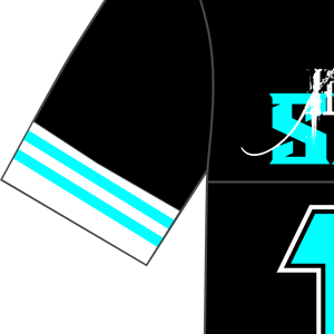 เสื้อกีฬาแขนสั้นคอวีทรงโอเวอร์ไซส์พิมพ์ลายปักสีพื้นเสื้อตาข่าย - Product Image 2