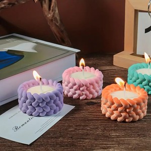 Moule en silicone pour chandelier en forme de corde de chanvre épais 3D pour bricolage en résine époxy pour bougie, moule en silicone pour gypse, décoration de la maison - Product Image 4