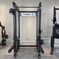 PowerX Commercial 3 en 1 : Appareil d'entraînement fonctionnel, Crossover à câbles et Smith Machine pour la musculation