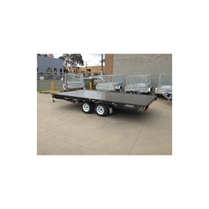 Eficientes remolques de automóviles de parte superior plana para un transporte fluido de vehículos Maquinaria Materiales de construcción - Product Image 1