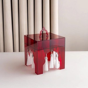 New Design Acrylic Mubarak <b>Box</b> With Accessories Wholesale Holiday <b>Gift</b> Packaging For Ramadan & <b>Eid</b> Decoration - Product Image 3