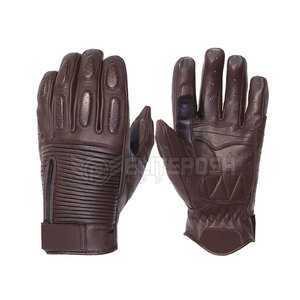 New Arrival Genuine Cowhide Leather Half-<b>Finger</b> Motorbike Gloves Breathable Sports Design for Real Motorbike Enthusiasts - Product Image 1