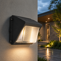 Applique murale LED extérieure à prix d'usine, 3 températures de couleur réglables (3CCT), 60W à 120W, et éclairage mural LED pour entrées