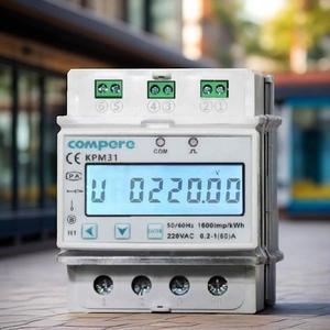 Contatore elettrico prepagato WIFI a lettura remota monofase Din Rail montaggio Digital Energy Meter - Product Image 1