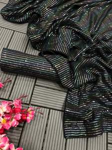 Présentation de la magnifique collection de saris Sequance de style célébrité - Product Image 5