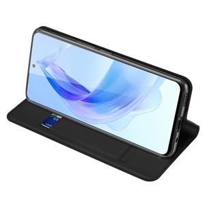 Étui de téléphone portable <span class=keywords><strong>DUX</strong></span> <span class=keywords><strong>DUCIS</strong></span> <span class=keywords><strong>Skin</strong></span> <span class=keywords><strong>Pro</strong></span> Series pour Honor 90 Lite 5G / X50i 5G, étui de téléphone portable avec support, pochette en cuir PU avec porte-cartes - Product Image 3