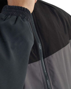 Venta al por mayor más vendido 100% poliéster logotipo personalizado diseño Panel-Trabajo transpirable arrugado cortavientos ropa deportiva chándal para hombres - Product Image 6