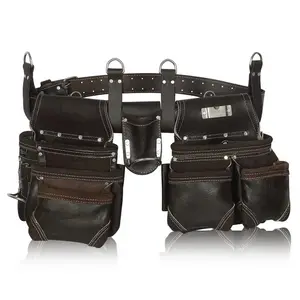 优质优质腰带坚固吊带扣电工皮革工具袋TT-0016