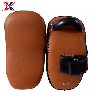 2024 Phòng Tập Thể Dục Tập Thể Dục Tốt Bán Mới Nhất Phong Cách Cong Nâu Đen Chính Hãng Da Đào Tạo Đấm Bốc Đá Lá Chắn - Product Image 2