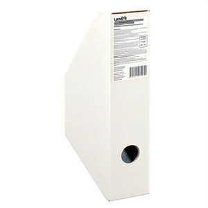 Bandeja Archivadora Vertical de Cartón Blanco Landr, 7 x 30 x 22.5 cm (Ancho x Alto x Profundidad), DIN A4, Archivador Vertical Colorido para Organización - Product Image 2