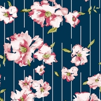 Tela de Poliéster Koshibo Crepe Chiffon con Diferentes Tipos de Estampados Digitales para Bodas en Canadá, Diseño de Estampado para Damas