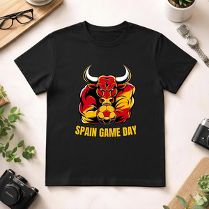 T-Shirt Unisex 210GSM 100% Cotone, Maglietta Casual Oversize con Logo Personalizzato Stampato sul Davanti - Product Image 1