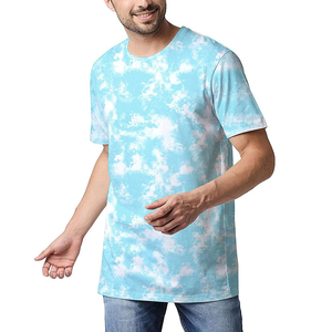 T-shirts décontractés pour hommes 100% coton Nouveau design Sublimation Motif uni Été Vente en gros - Product Image 1
