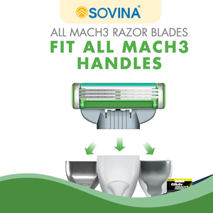 มีดโกน Mach3ยิลเลตต์เบลด4S แบบ4ชิ้น/แพ็ค12แพ็ค/กล่อง6กล่อง/กล่องสำหรับใช้โกนขนบนใบหน้าและโกนใต้วงแขนในเวียดนาม - Product Image 6