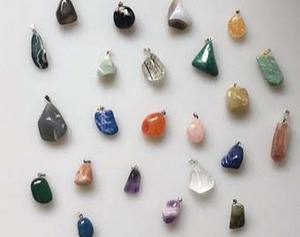 Vintage Locking <b>Pendant</b> Mix Turquoise Stone Brass Silver Plated 8mm For Wholesale Price & MANGALMAY CORPORATION - Product Image 3