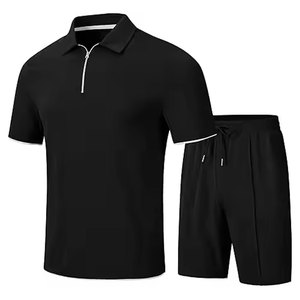 Conjunto de ropa informal de verano de Hip Hop para hombre, Camiseta de algodón transpirable con pantalones cortos estampados, patrón transpirable de punto - Product Image 6