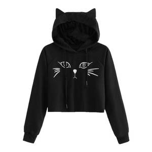 Zenic Women's <b>Winter</b> Casual Regular Hoodie Knitted Pullover <b>Top</b> with Hood Anti-Pilling Breathable Lightweight Badge - Product Image 2