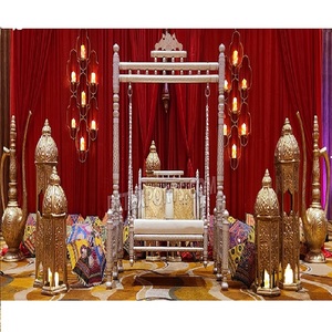 Ideas de Decoración para la Noche del Mehndi Más Populares con Decoración de Escenario de Boda Mehndi con Columpio, Decoración de Escenario Mehndi Marroquí con Columpio, Reino Unido - Product Image 1