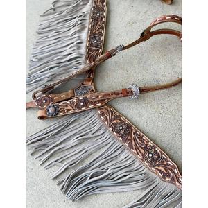 Ensemble de collier de poitrine de têtière de cheval de qualité de luxe - Product Image 1