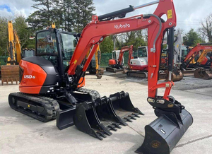 Mini-excavatrice Kubota U50-5, excavatrice sur chenilles de 5 tonnes à vendre, équipement de construction prêt à être expédié - Product Image 6