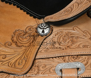 Conception en cuir de traînée occidentale de selle anglaise légère durable pour l'équitation confortable de fond - Product Image 2