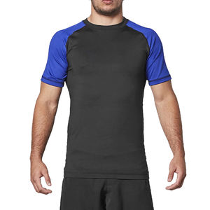 Camisa de compresión Mma manga corta Rash Guard para Bjj Rash Guard Mma - Product Image 1