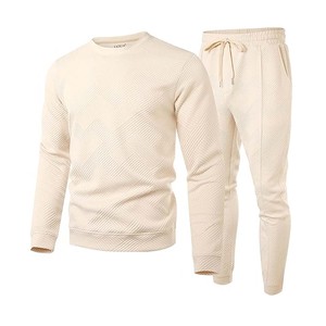 Chándal Unisex hecho a medida de algodón 100%, chándal sólido de tela polar GSM pesada transpirable de alta calidad - Product Image 3