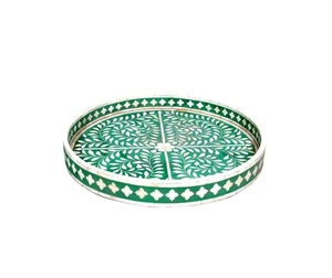 Plateau de service rectangulaire en incrustation d'os fait main antique avec un nouveau design à bon prix 2025 - Product Image 6