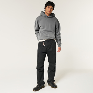 เสื้อมีฮู้ดขนาดใหญ่สำหรับผู้ชายผ้าฟลีซ50% โพลีเอสเตอร์300กรัมสั่งพิมพ์โลโก้ขนาดพิเศษ50% ได้ - Product Image 6