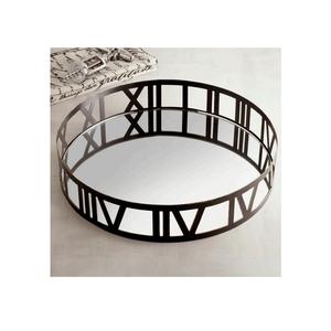 จานจานโลหะสีดำแบบโบราณทำด้วยมือถาดเสิร์ฟแบบโมเดิร์นชุบทองทนทานสำหรับงานปาร์ตี้สลัดสไตล์โมเดิร์นหรูหรา - Product Image 5