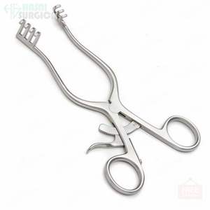 Instrumentos de alta calidad Premium Weitlaner Retractor 4,5 "Prong Quirúrgico Veterinario Auto Retención HERRAMIENTA DE MANO - Product Image 3