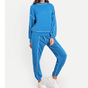 HAMILO SPORTS Survêtement d'hiver pour femmes, écologique, 100% coton, respirant et à séchage rapide, doublure en polaire, ensemble deux pièces - Product Image 4