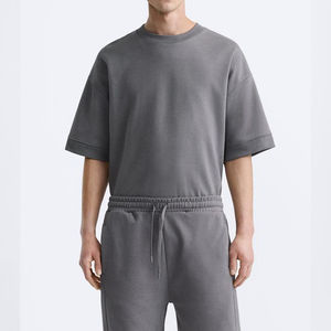 Ensembles de vêtements décontractés pour garçons, 2 pièces, haut et short en coton doux, respirant et à séchage rapide, motif imprimé, fabriqué au Pakistan, ensemble court - Product Image 3