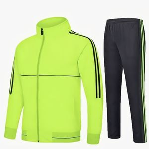 Calidad superior personalizado hombres Unisex Zip-up Jogger Gym Sets transpirable XXL chándal trajes para invierno calidad superior personalizado hombres - Product Image 3