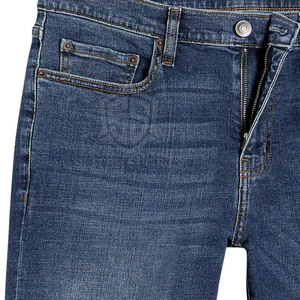 Pantalones cortos vaqueros ecológicos de lona de algodón 100% estilo High Street para hombre, calidad premium, patrón sólido, MOQ bajo a granel - Product Image 5