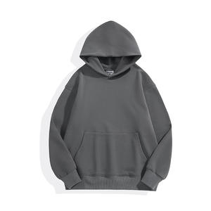 Sweat-shirts à capuche pour homme en molleton 100% coton, coupe droite, épaules tombantes, logo personnalisé, vente chaude, haute qualité - Product Image 4