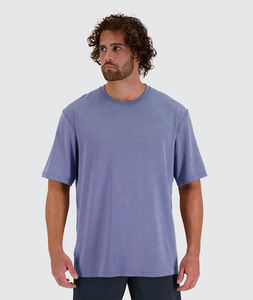 Camiseta personalizada para hombre, 100% algodón, recién llegado, holgada, de gran tamaño, sólida, de peso pesado, de manga corta, de secado rápido - Product Image 1