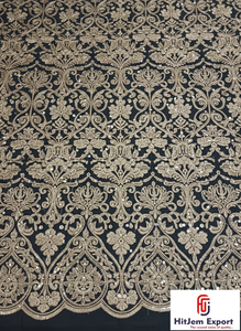 High Quality Polyester Embroidery <b>Fabric</b> for Dressmaking and Crafts Popular in UAE Wholesale Supplier - Product Image 4