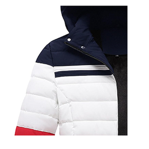 Veste en duvet de canard pour hommes de haute qualité chaude et épaisse veste bouffante coupe-vent d'hiver à capuche imperméable avec logo personnalisé - Product Image 3
