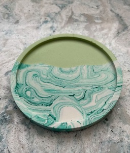 Wholesale Antique Design Marble <b>Coasters</b> with Intricate Handcrafted Patterns for Premium Home Decor & <b>Christmas</b> Gifting Purposes - Product Image 1