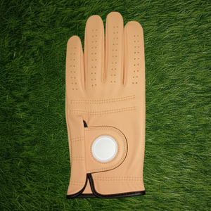 Gants de golf en cuir Cabretta les plus vendus 2026, antidérapants, unisexe, fermeture auto-agrippante, logo personnalisé, pour les mains sportives professionnelles - Product Image 5
